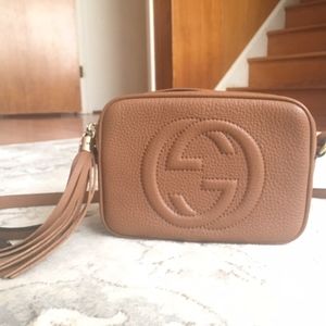 gucci soho disco bag brown